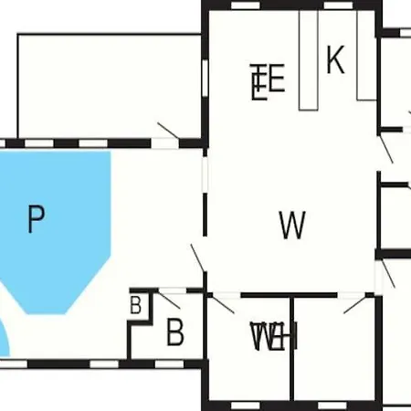 Three-bedroom In Brovst 18 * Harboor